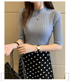 Serene Curve Knit Blouse