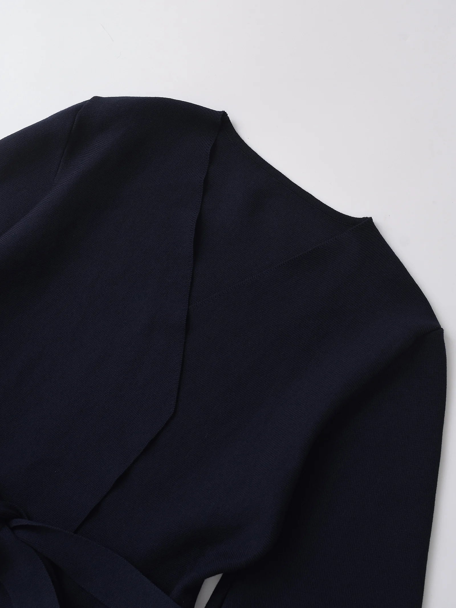 Spring Women Shoulder Pad Belt Knit Blazer Women Retro V-neck Long Sleeve Versatile Female Coat Women Clothes 9598/128