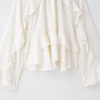 Pearl Bloom Ruffle Blouse