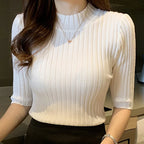 Serene Curve Knit Blouse