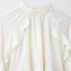 Pearl Bloom Ruffle Blouse
