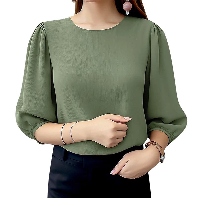 Autumn Long-Sleeved Blouse