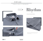 100% pure cotton men's breathable short sleeve T-shirt high-end luxury brand embroidered loose casual summer business polo shirt