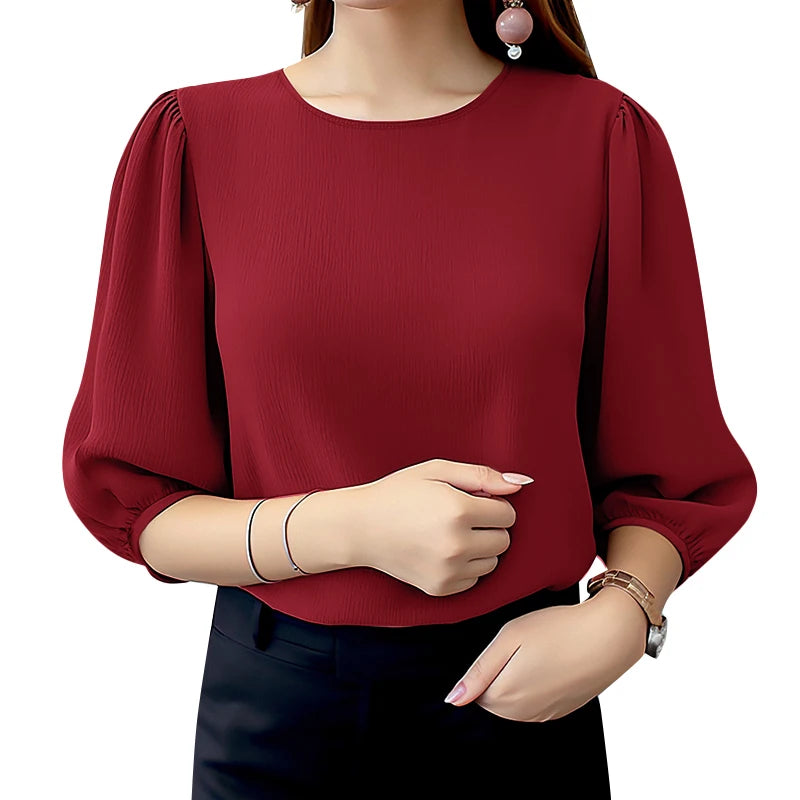 Autumn Long-Sleeved Blouse
