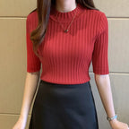 Serene Curve Knit Blouse