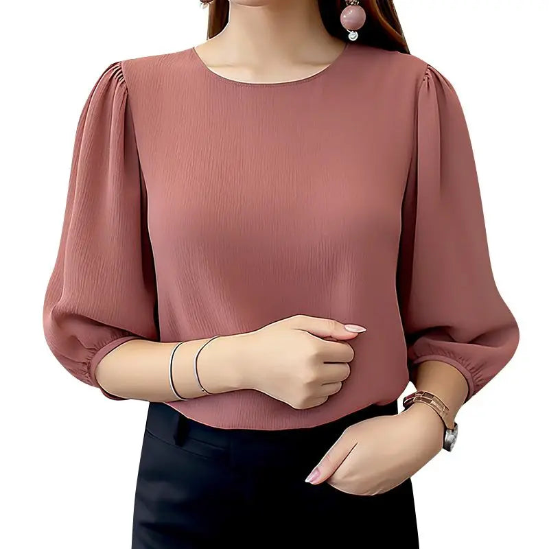 Autumn Long-Sleeved Blouse