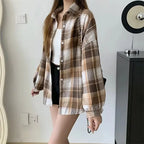 Noire Gradient Plaid Shirt