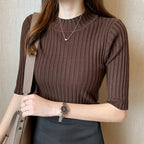 Serene Curve Knit Blouse