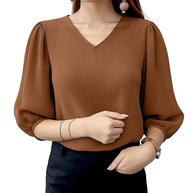 Autumn Long-Sleeved Blouse