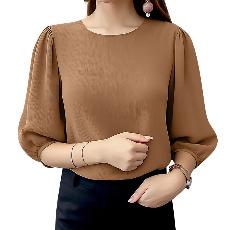 Autumn Long-Sleeved Blouse