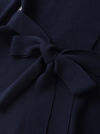 Spring Women Shoulder Pad Belt Knit Blazer Women Retro V-neck Long Sleeve Versatile Female Coat Women Clothes 9598/128