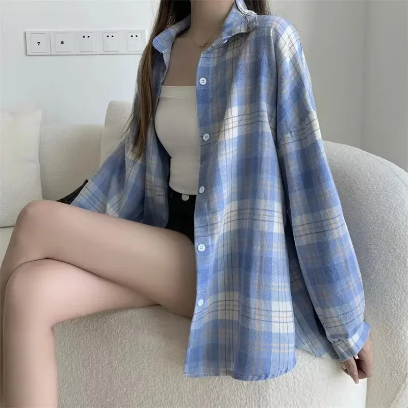 Noire Gradient Plaid Shirt