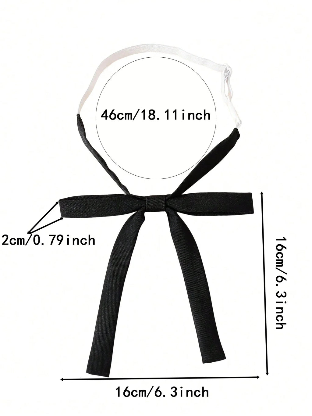 Women's Fashion Bow Tie Japanese Jk Style Girls School Uniform Bow Tie for Girls Korean Cosplay Neckties