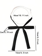 Women's Fashion Bow Tie Japanese Jk Style Girls School Uniform Bow Tie for Girls Korean Cosplay Neckties