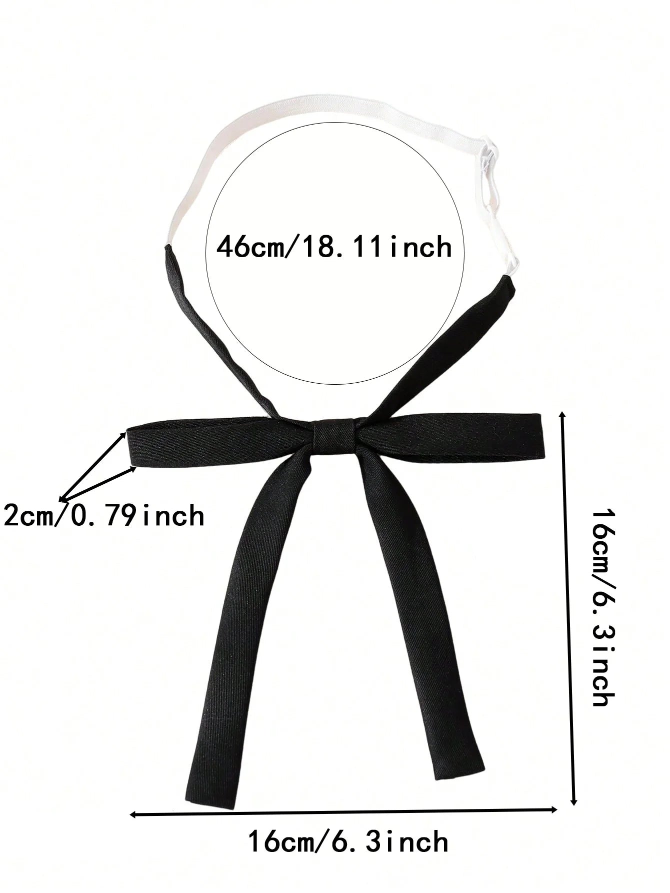 Women's Fashion Bow Tie Japanese Jk Style Girls School Uniform Bow Tie for Girls Korean Cosplay Neckties