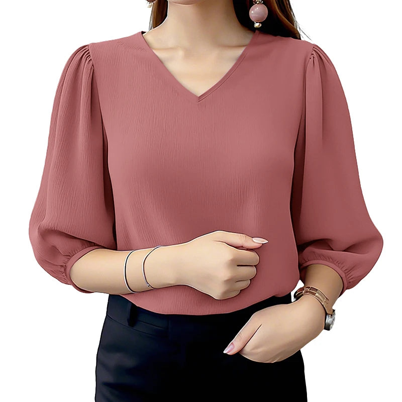 Autumn Long-Sleeved Blouse