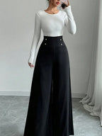 Noire Wide-Leg Pants